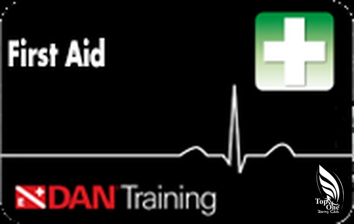 Locandina corso DAN — First Aid (Primo soccorso)