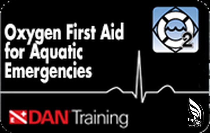 Locandina corso DAN — Oxygen First Aid for Aquatic Emergencies