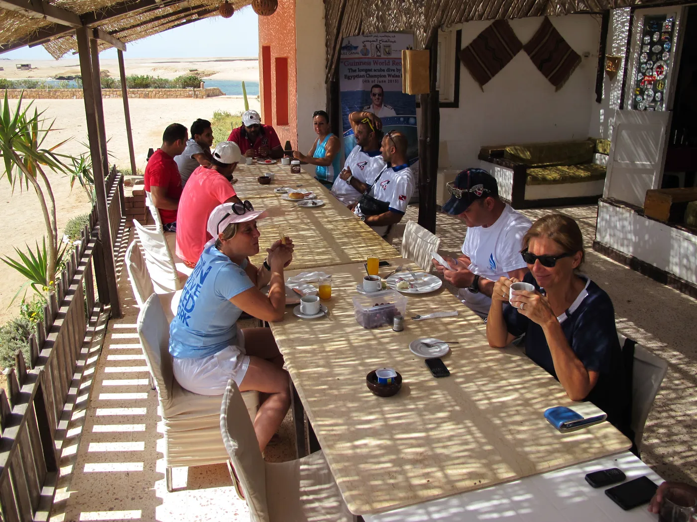 Guinness World Record 2015: briefing e allenamenti della squadra Top One Diving nel Mar Rosso (foto 12)