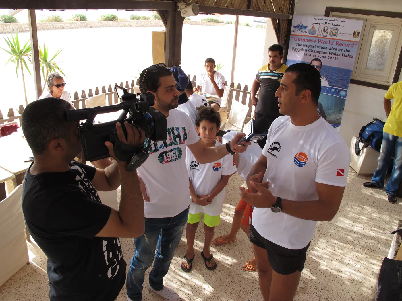 Guinness World Record 2015: briefing e allenamenti della squadra Top One Diving nel Mar Rosso (foto 13)