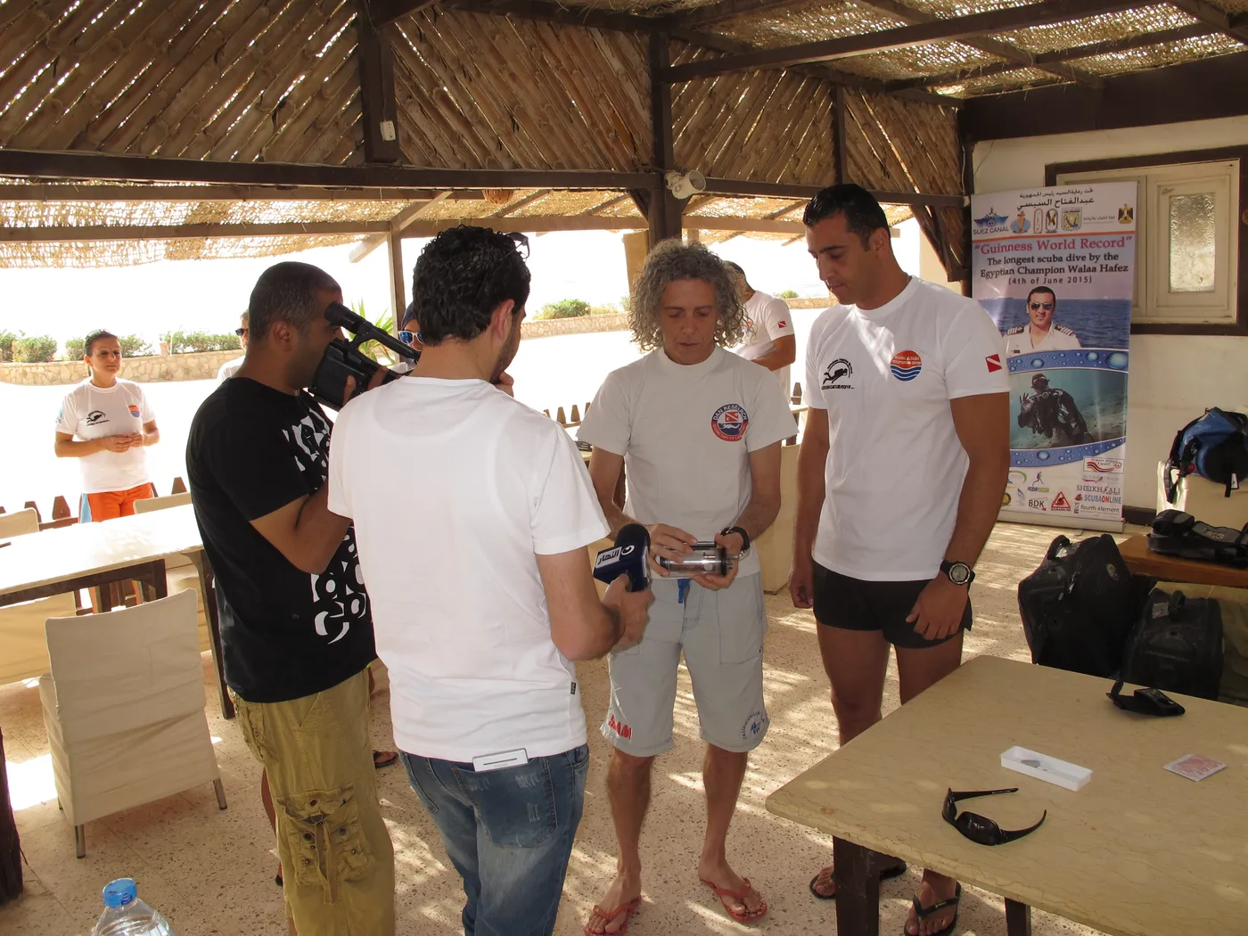 Guinness World Record 2015: briefing e allenamenti della squadra Top One Diving nel Mar Rosso (foto 14)