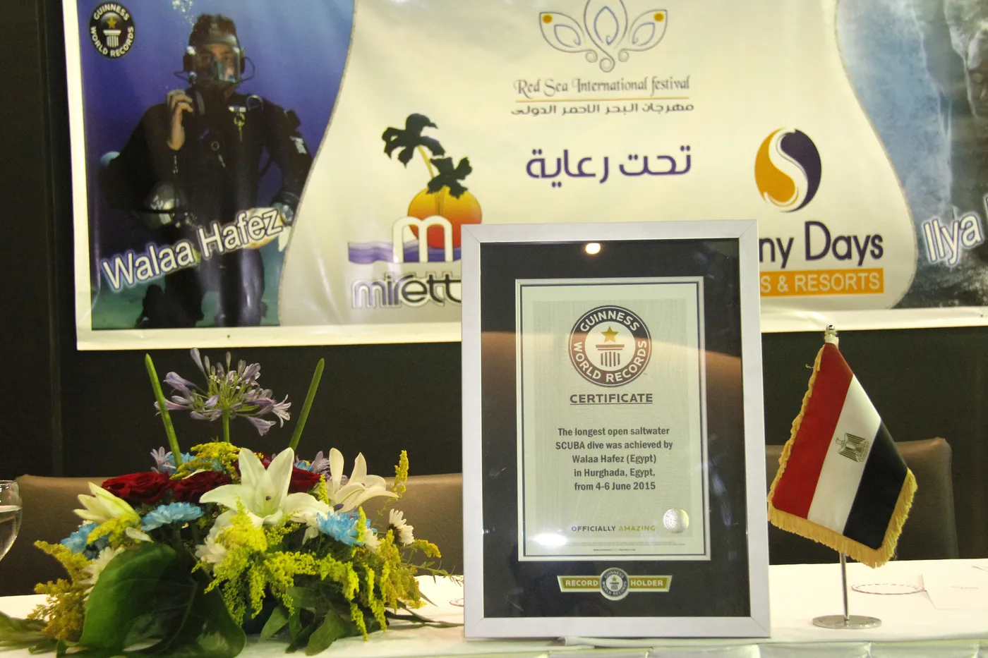 Guinness World Record 2015: la cerimonia e il certificato ufficiale a Sharm El Naga (foto 53)